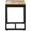 Bench 60x35x45 cm Rough Solid Mango Wood