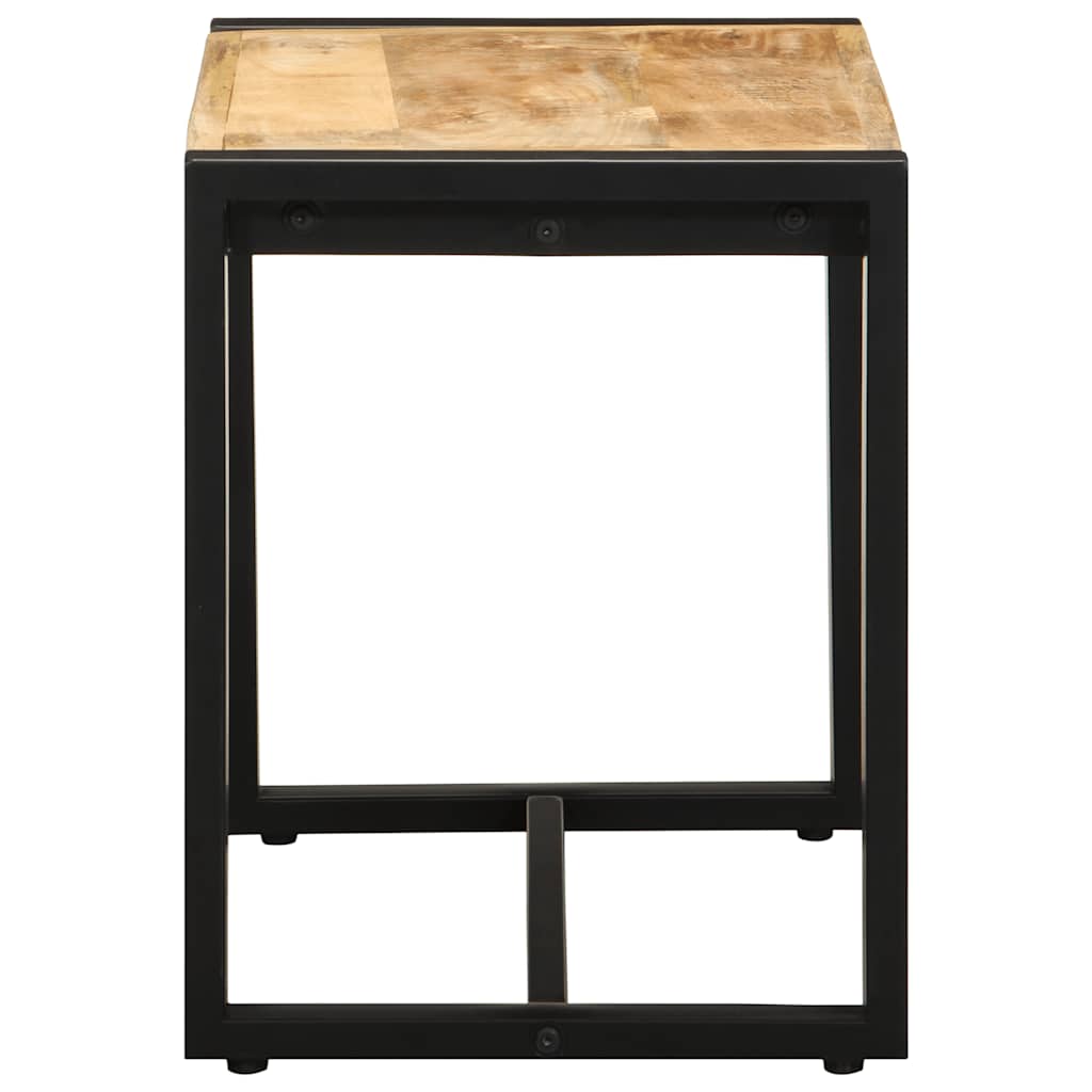 Bench 60x35x45 cm Rough Solid Mango Wood