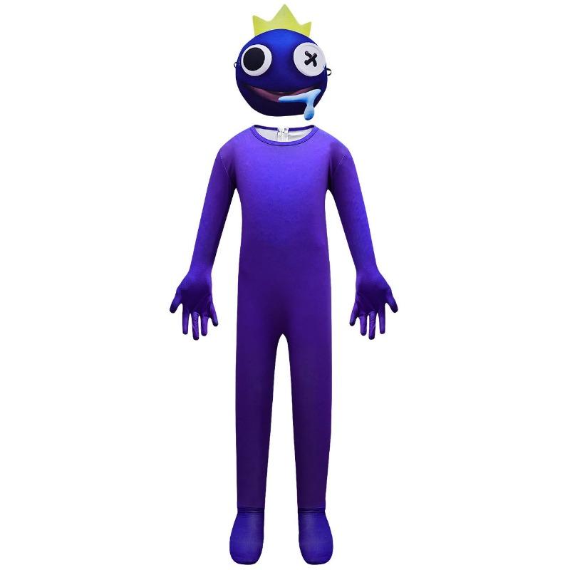 Halloween Rainbow Friends Color Game Blue Color Monster Costume onesie