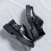 2025 Autumn New Derby Shoes Fashionable Luxury Shoes Round Head British Style Low Heel Boots Casual Daily Workwear Leather Shoes