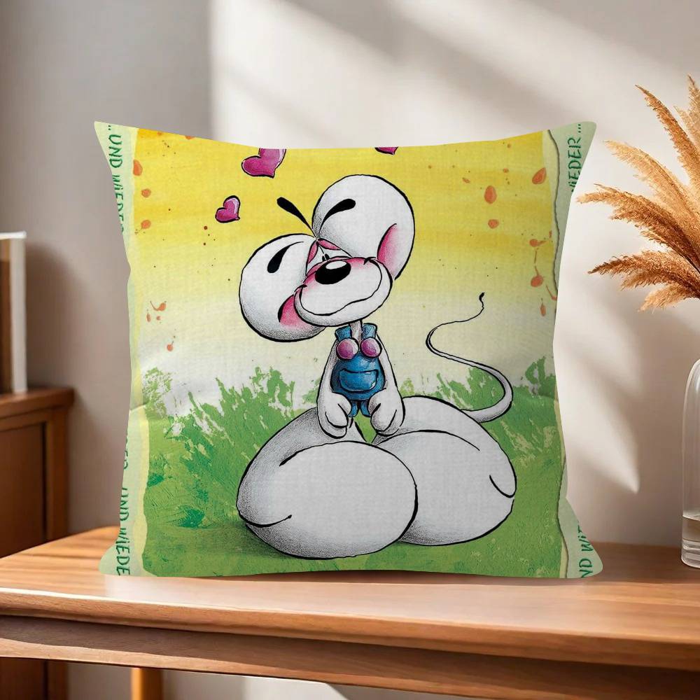 Cartoon DDiddl love cute kawaii Pillowcase toon Gift Cushion Cover Bedroom Home Sofa Chair Seat Decor pillow case