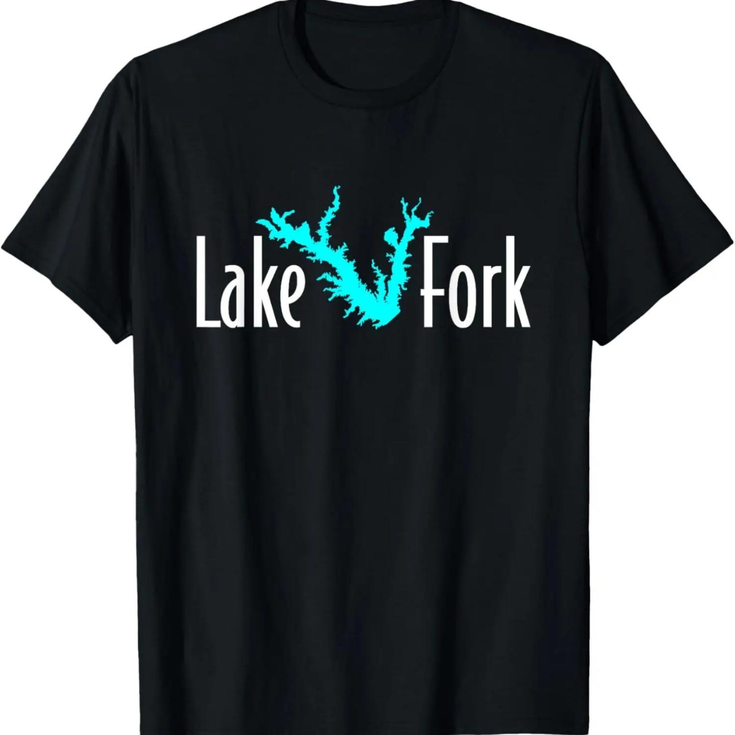 Minimalist Lake Fork - Texas T-Shirt S чёрный