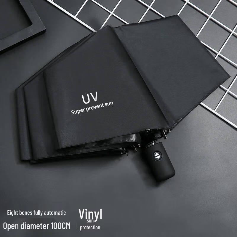 Sanhe Black Glue UV Sun Protection Umbrella