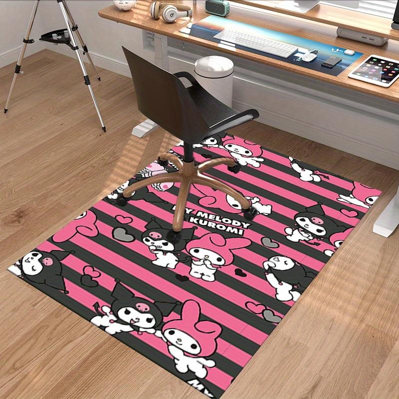 1pc My Melody & Kuromi Patterned Rug - Cute Characters Decorative Carpet for Home Office, Outdoor Use, Gift Ideaz2771