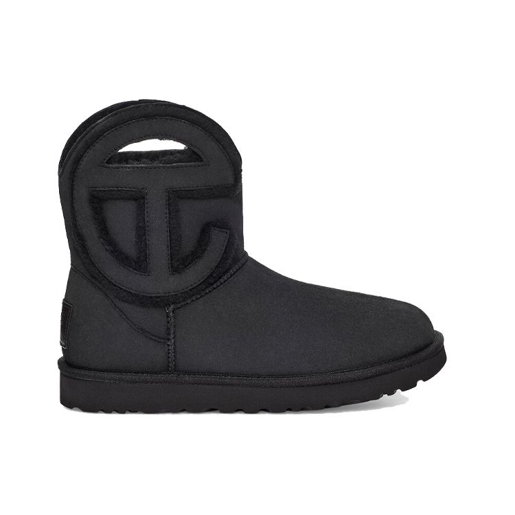 Telfar X UGG Logo Mini Boot Black Unisex Sneakers 1122991-BLK