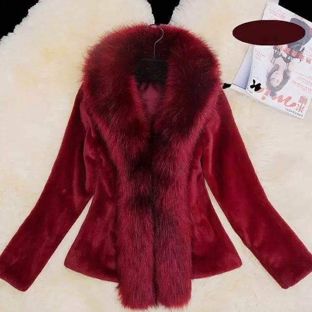 Vintage Futro Damskie Moda Koreańska Streetwear Casual Sztuczne Futro Jednolite Luźne Długi Rękaw High Street Jesień Zima Płaszcz ze Sztucznego Futra