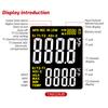TASI TA612C 4 Channels K/ J Type Thermocouple Thermometer -200~1372/ -328~2501Stopień Fahrenheita Handheld Digital LCD Temperature Meter 5000 Groups 