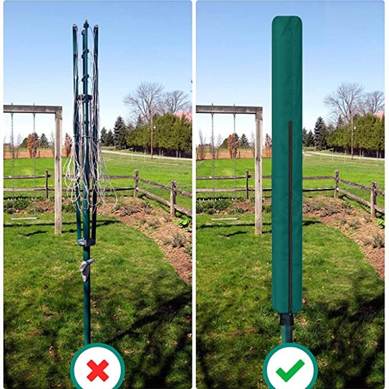 Outdoor Rotary Clothes Dryer Cover Waterproof Dustproof For Garden Patio Use