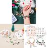 Christmas 24 Cell Cartoon Charm Bracelet Gift Box With Zinc Alloy Material For Women And Men