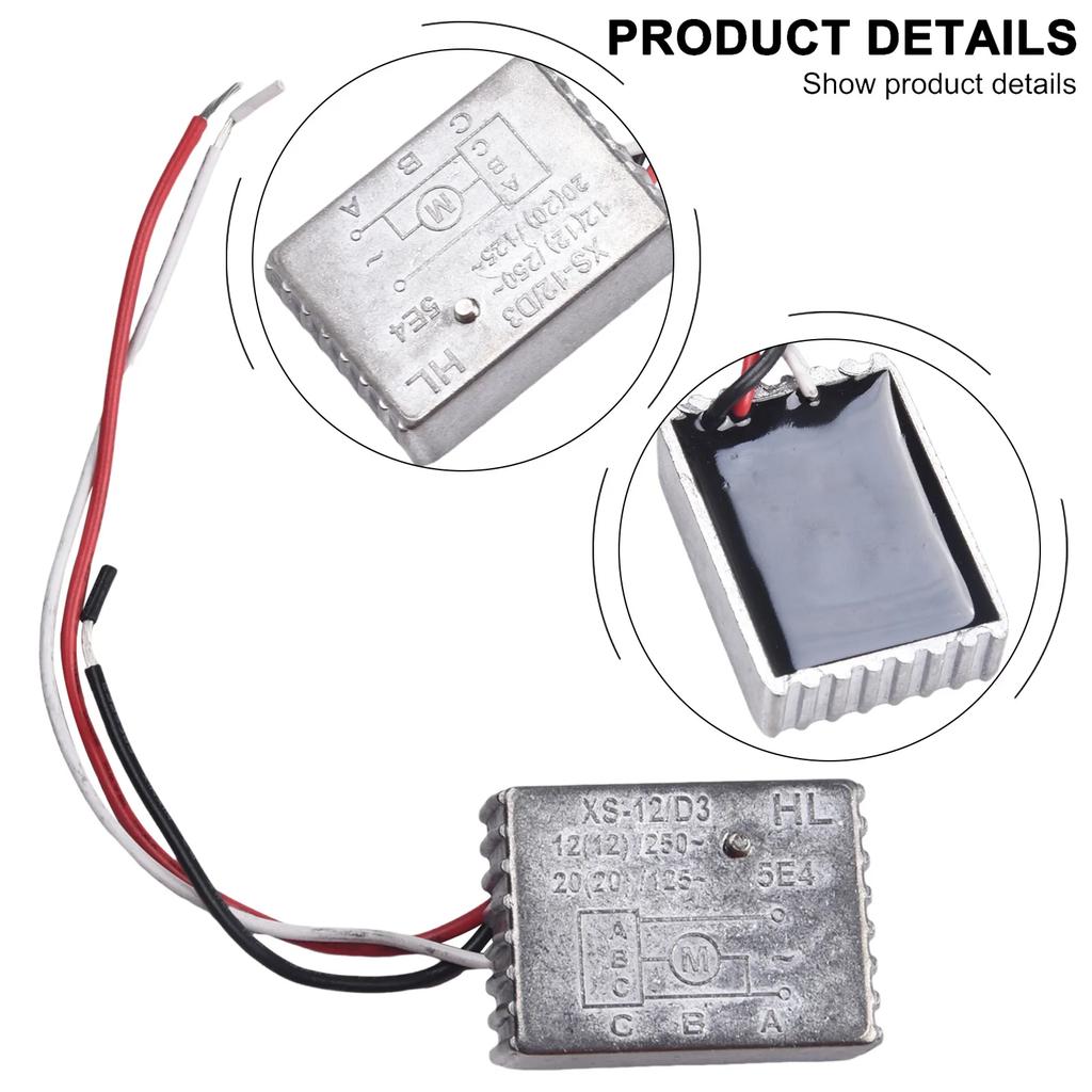 1pcs 110V 20A 1800W Soft Start Switch Current Limiter For Angle Grinder Aluminium Cast Iron Switch Current Limiter Power Tool