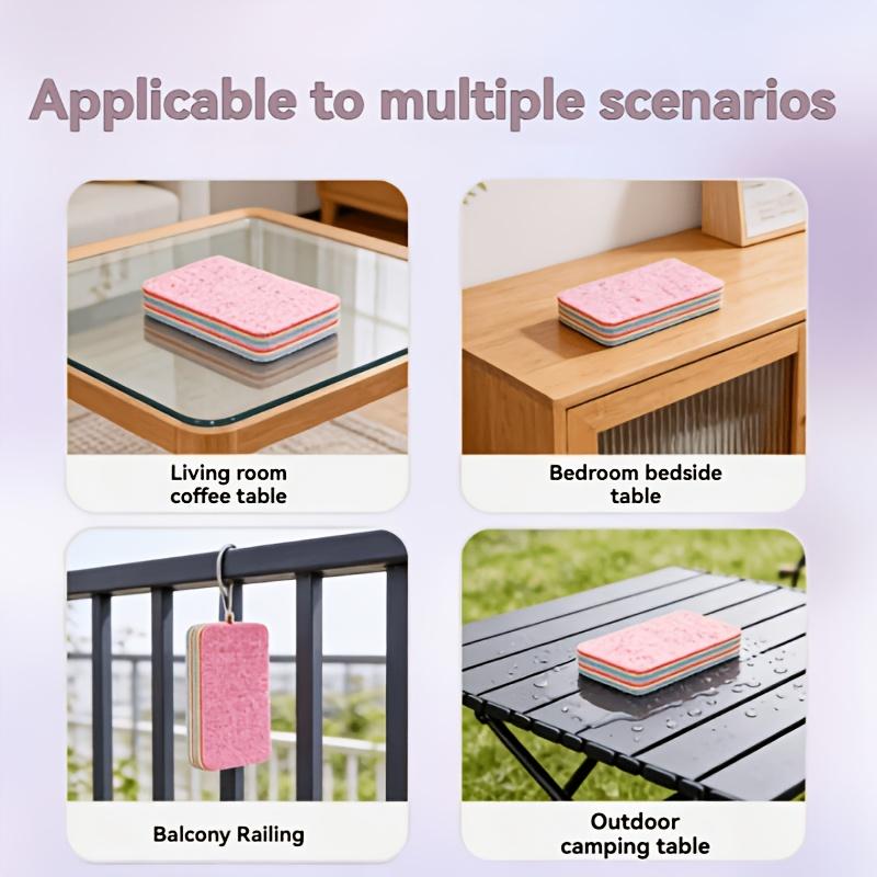 2pcs Tearable Multi-layer Rainbow Cleaning Cloth, Removes Grease, Thousand-layer Cloth, Absorbent, Lint-free, Dishwashing Cloth