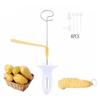 RSINC Manueller Kartoffelschneider Wiederverwendbarer Kartoffel-Twister Spiral-Kartoffelchips-Maker JL156070859510