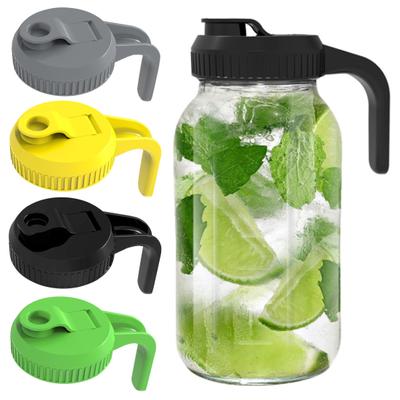 Mason Jar Lids Large Mouth 86mm with Thickened Handle Good Sealing Food-grade Freshness Preserving Mason Jar Lids