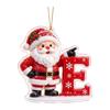 2D Acrylic Hanging Ornament with Theme Design for Christmas Tree Decor, Holiday Party Decoration and Gift