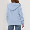 Damen Zip-Up Hoodies Fleece Cropped Sweatshirts Herbstmode Outfits Lässige Jacken Winterkleidung