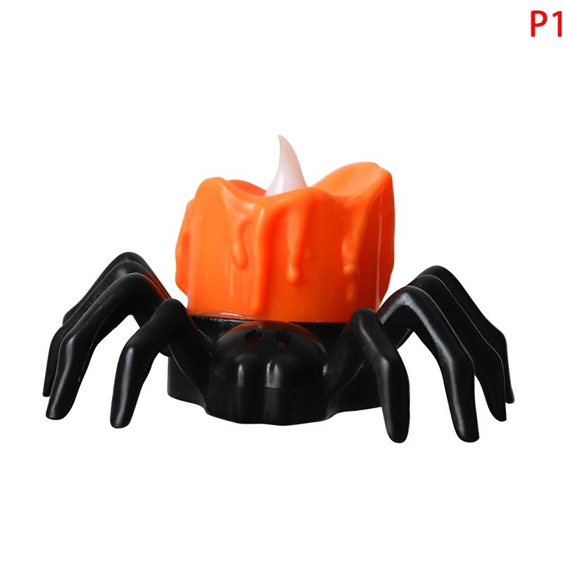 1Pc Halloween Decoration Spider Night Lights Party Supplies Decoration Props Bar, Haunted House, Horror Party Accessories
