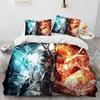 D-Devil May Cry DMC Game Gamer  Comforter Bedding Set,Duvet Cover Bed Set Quilt Cover Pillowcase,king Queen Size Bedding Set Kid