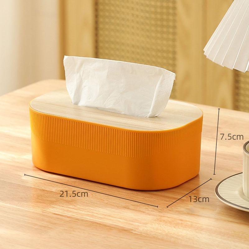 1 buc Suport Modern Pătrat pentru Cutie de Șervețele - Design Minimalist cu Deschidere Superioară Economisitor de Spațiu Durabil Plastic Organizator de Șervețele cu Șervețele Faciale Polish