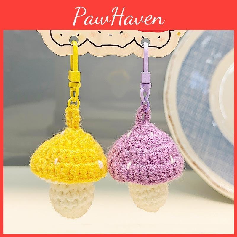 Little Mushrooms Colorful Plush Keychain Mushroom Cartoon Set Kids Doll Gift