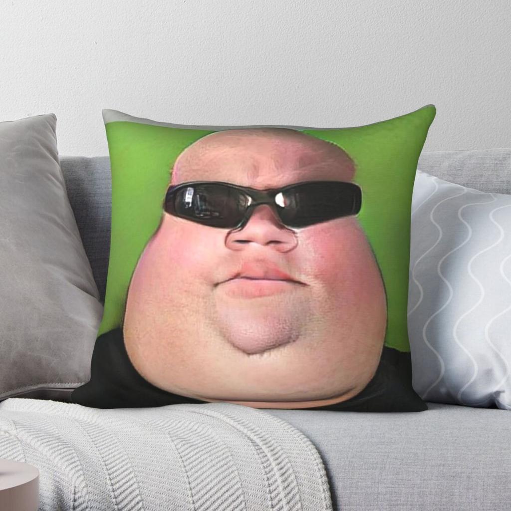 Fat Jynxzi Nicholas Stewart Square Pillowcase Polyester Linen Velvet Pattern Zip Decor Pillow Case Home Cushion Cover Wholesale