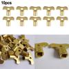 10pcs/set Faucet Key Key Switch Water Tap Key Gold Color