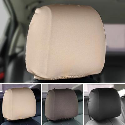 Housse d'appui-tête de siège de voiture, taie d'oreiller universelle, housse de protection élastique anti-salissure, housses d'oreiller de cou élastiques anti-poussière