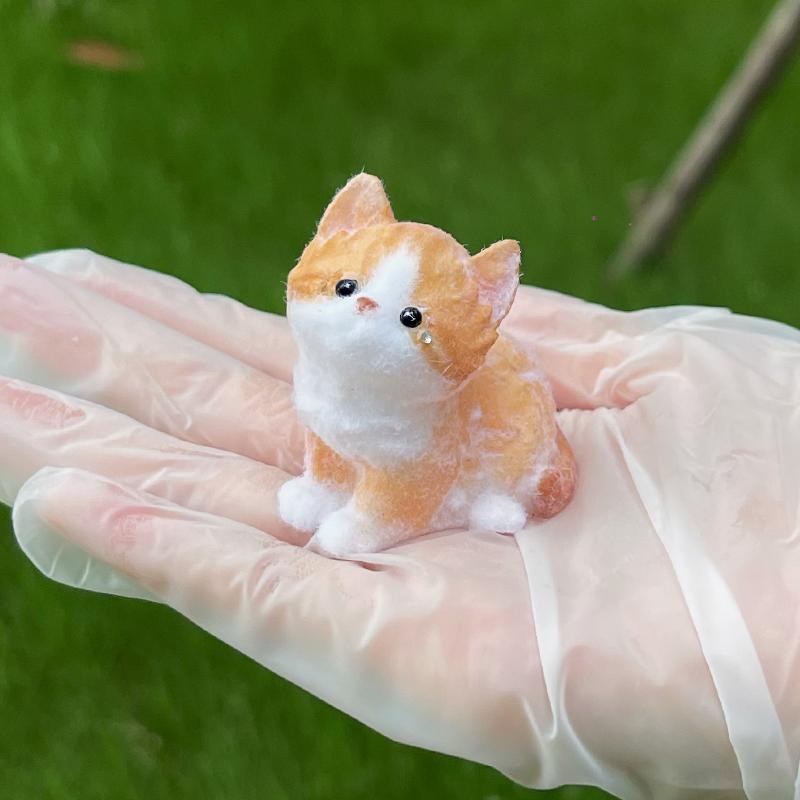 Handmade Silicone Cute Cat Kitten Super Soft Taba Squishy mochi stress relief squishy fidget toy Mini cat ornament