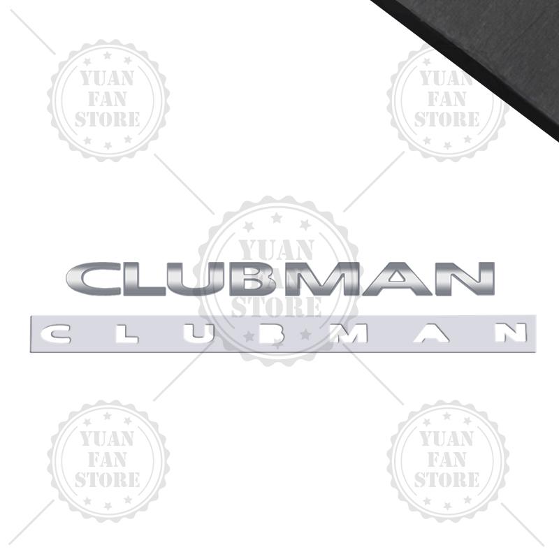 1PCS Metal Letter For Countryman Clubman MINI Cooper S 3D Emblem Car Rear Trunk Decals Lettering Badge Auto Accessories Styling