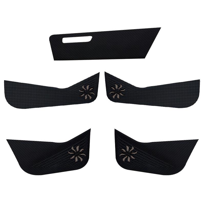 For Volkswagen ID.4 Crozz 2026-2026 Car Door Anti Kick Pad Protection Sticker Carbon Fiber Scratch Resistant Film Accessories