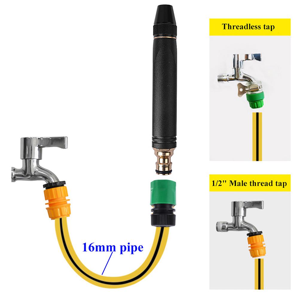 Multi-function High Pressure Garden Spray Gun Adjustable Manual Hose Nozzle Sprinkler Gardening Tool For Flower Grass Sprinkling
