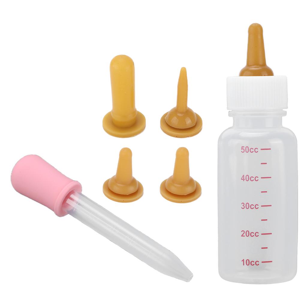 Small Pet Nurser Bottle Nipple Type Portable Nursing Feeding Bottle for Puppy Squirrel