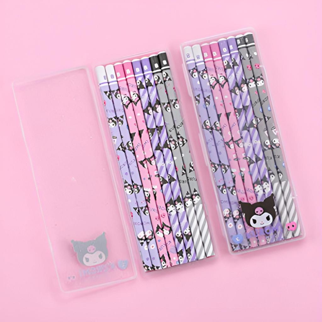 Sanrio Charaktere 8-Stifteetui & Stifte-Set