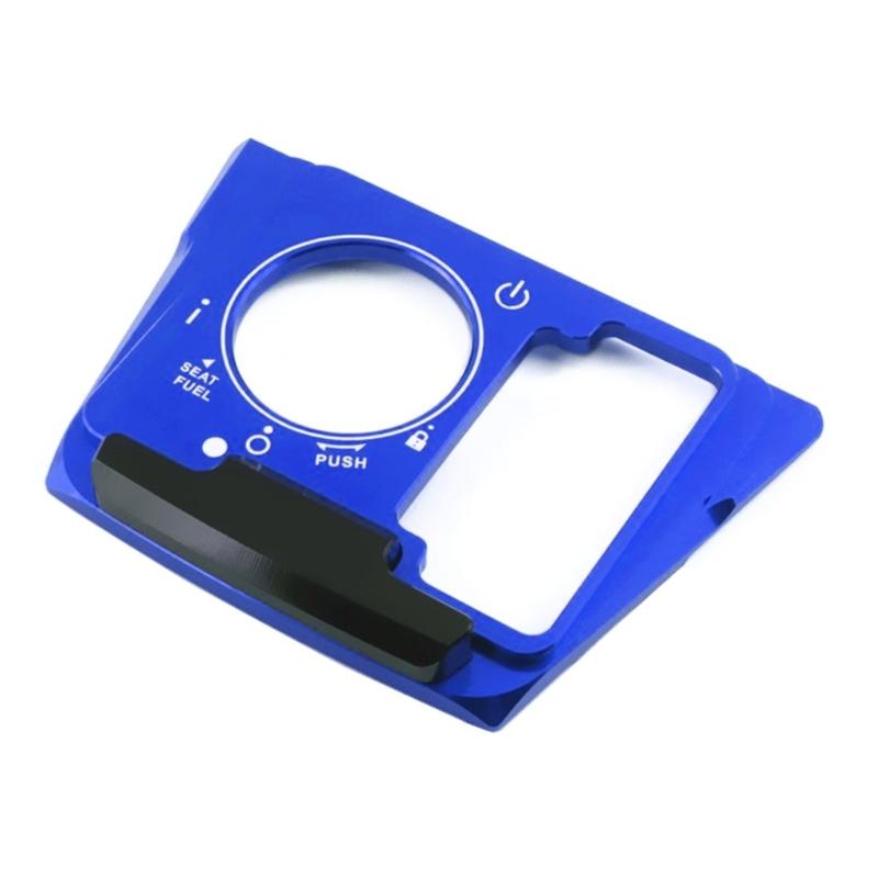 Motorcycle Seat Electric Door Lock Switches Cover Caps for 350 300 Replacement Ignition Switches Metal Protectors Cover