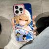 Game GI Lumine Pink Translucent Mobile Phone Case for iPhone 17 16 15 14 13 12 11 X XR XS 8 7 Air Pro Max Plus Colorful Cover
