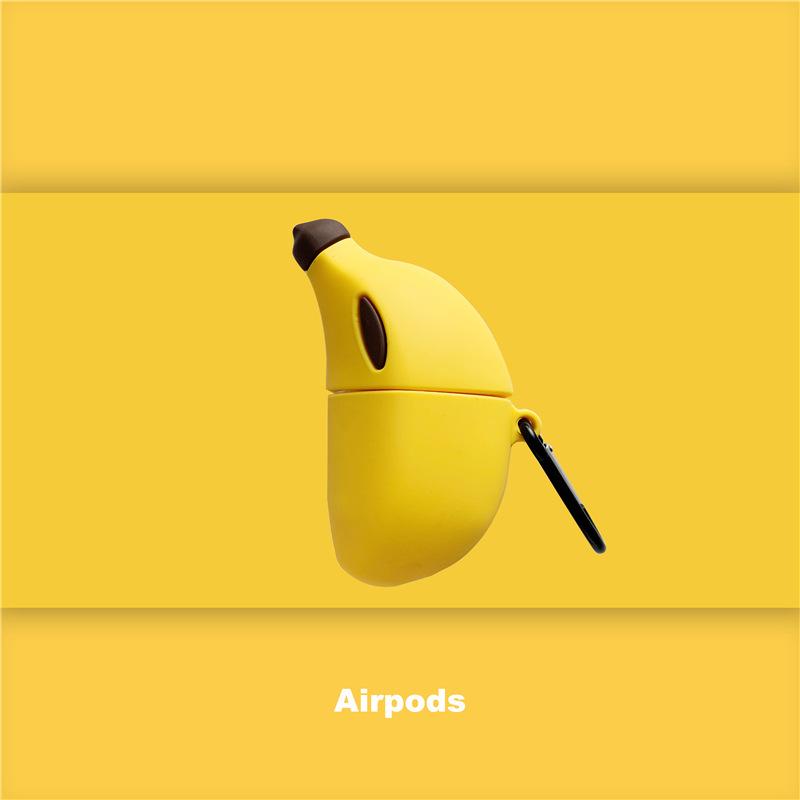 Three-dimensional banana for AirPods pro1 generation protective cover creative 1 generation pro1 generation apple bluetooth headset case