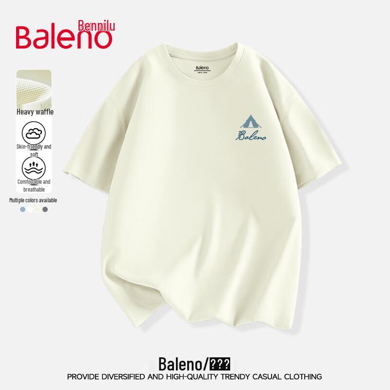 Baleno Men's Waffle Knit Short Sleeve T-Shirt