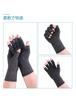 DONFRI Non-Slip Fingerless Gloves for Men, Finger Supports, Palm Support, Thin Fingerless Gloves for Sports, Unisex (Size L/2 Pairs)