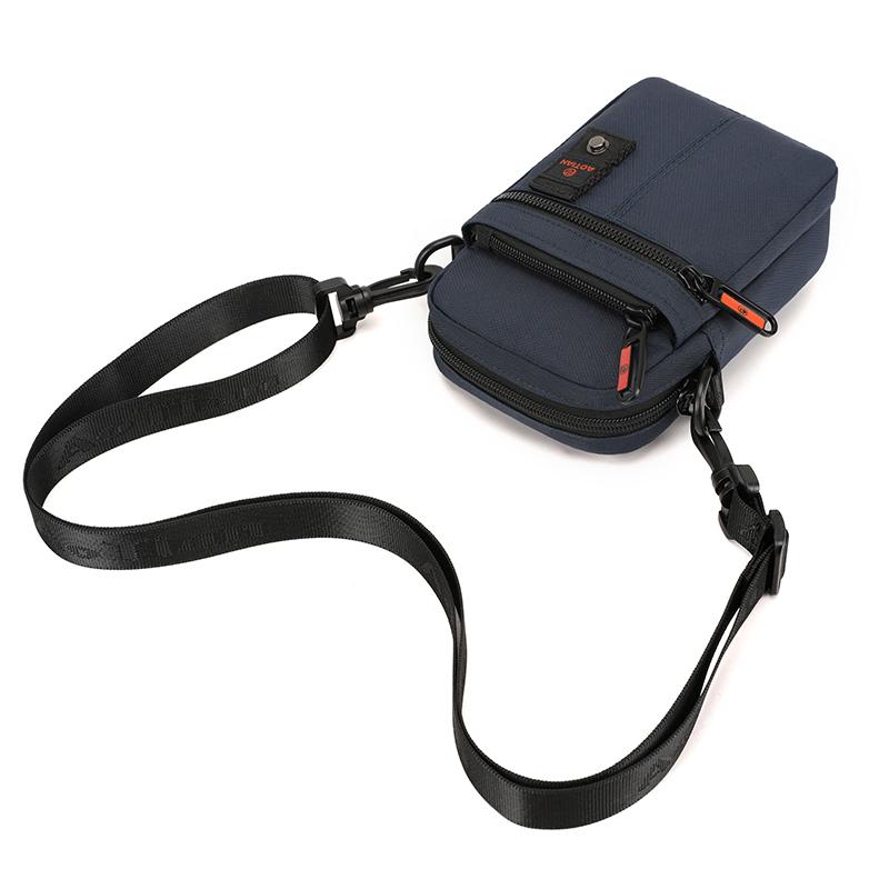 Mini Mobile Phone Bag Men's Shoulder Crossbody Bag Oxford Waist Bag