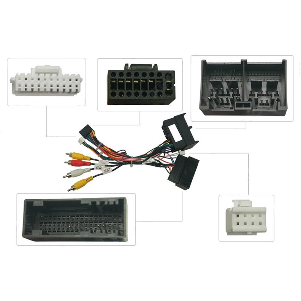 16 Pin Stereo Wiring Harness Connector With Canbus Box For Ford Escape 2019-2023