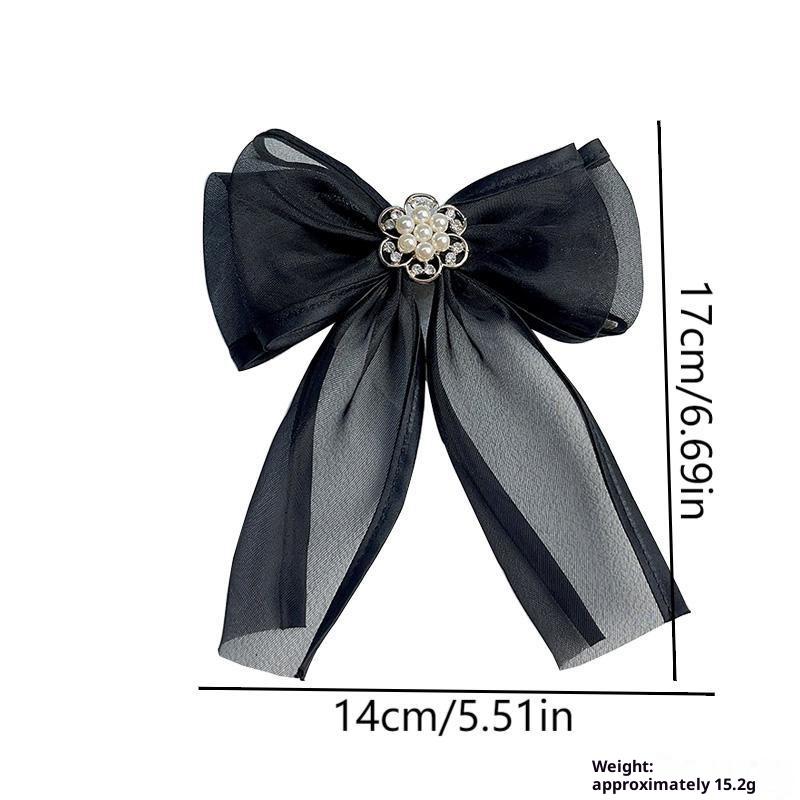 Camellia Flower Brooch Pins For Women Fabric Bow Tie Jk College Style Shirt Collar Pin Elegant Jewelry Accessories