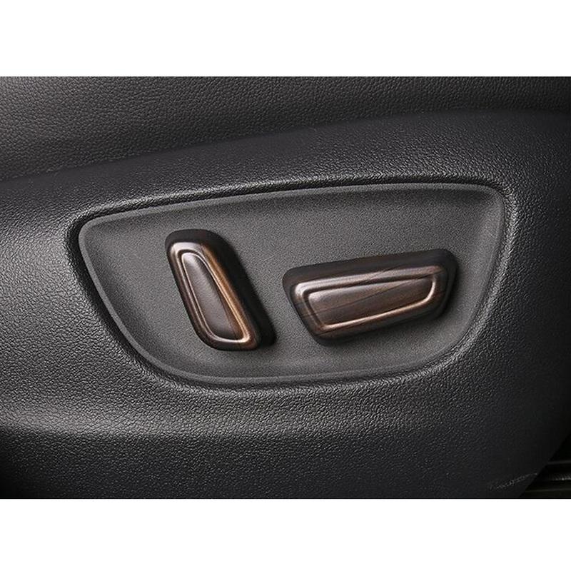 ABS Plastic Seat Adjustment Switch Button Cover Trim Car Interior Accessories Decoration 5Pcs For Toyota Sienna