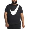 Nike Solid Cotton Casual Comfort Crew Neck Short Sleeve T-Shirt Men Tops Black DX1017-010