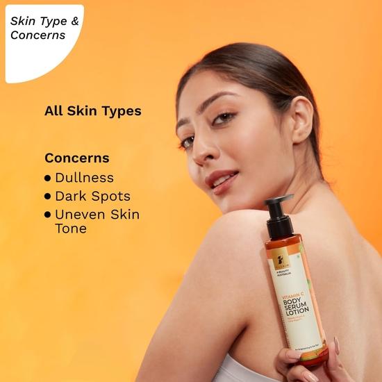 Pilgrim Australian Vitamin C Body Serum Lotion for Dry Skin with Kakadu Plum & Lime Pearl™ | Fades Dark Spots| For Women & Men| 150 Ml