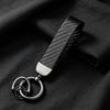 Keychain Pendant, Carbon Fiber Car Key Chain with Anti-Lost D-Ring, Universal Keychain for Men And Women