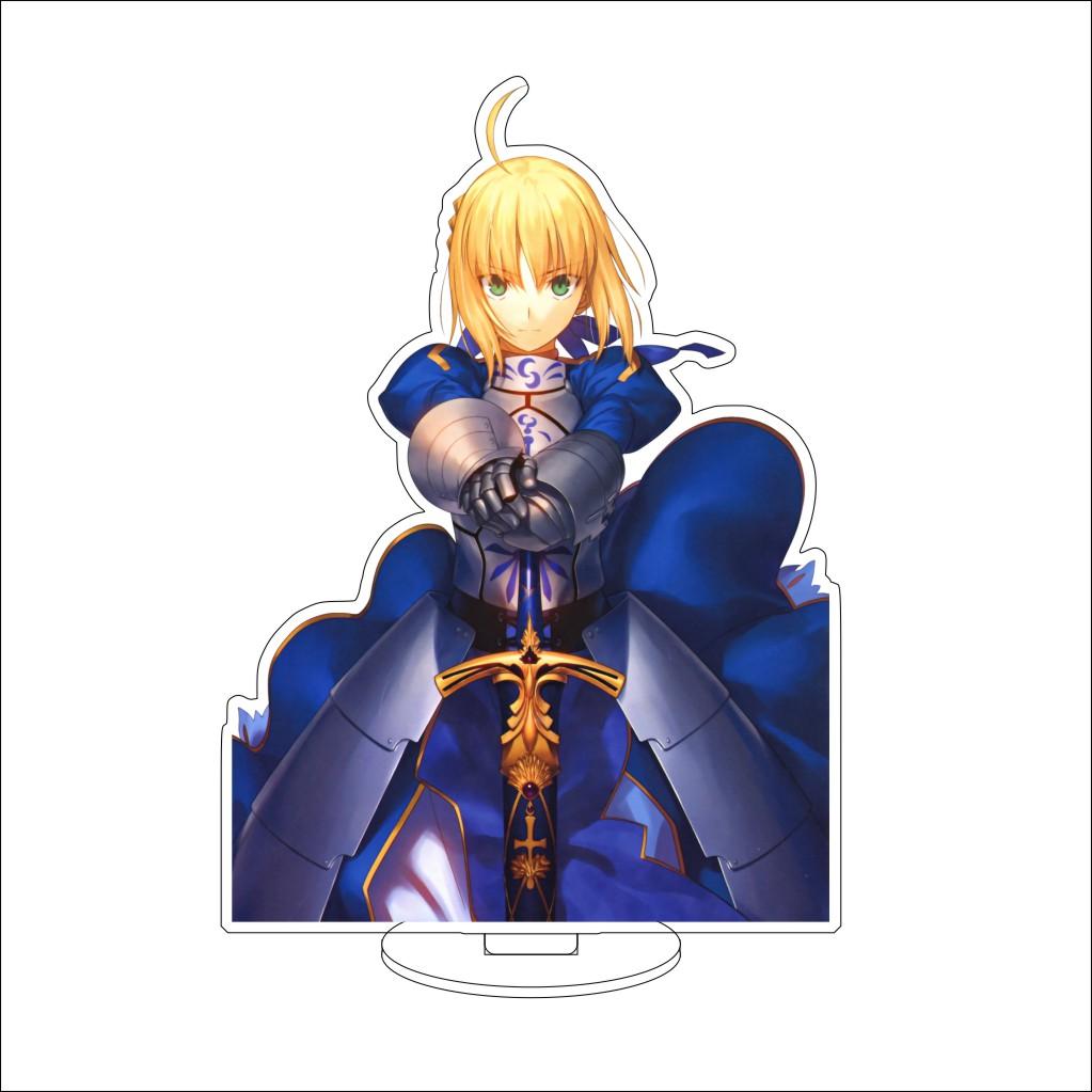 16CM Anime Fate stay night Cosplay Acrylic Stand Ornaments Sakura Matou/Illyasviel von Einzbern Figure Stand Halloween Gifts