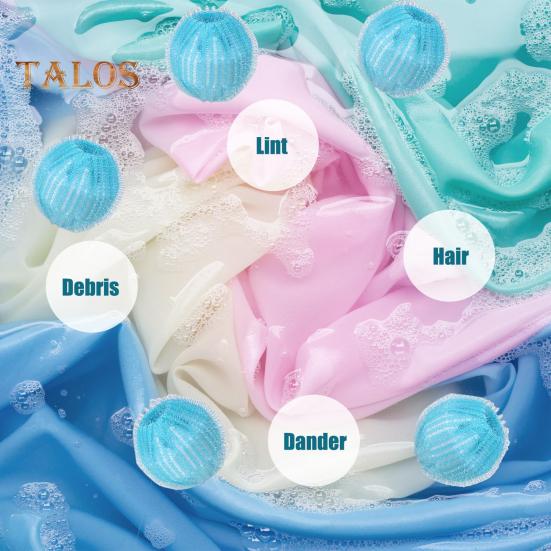 12Pcs Pet Hair Remover Reusable Dog Hair Catcher Clothes Bedding Lint Collector Comfortable Pet Hair Removal Device