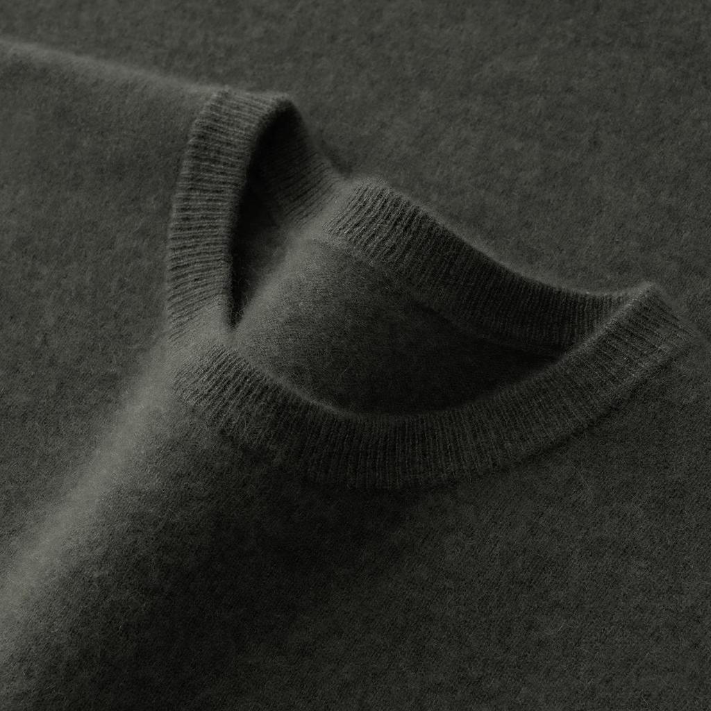 Pull en Cachemire pour Homme: Pull Col Rond Bas, Style Décontracté Chic pour l'Automne/Hiver 2025