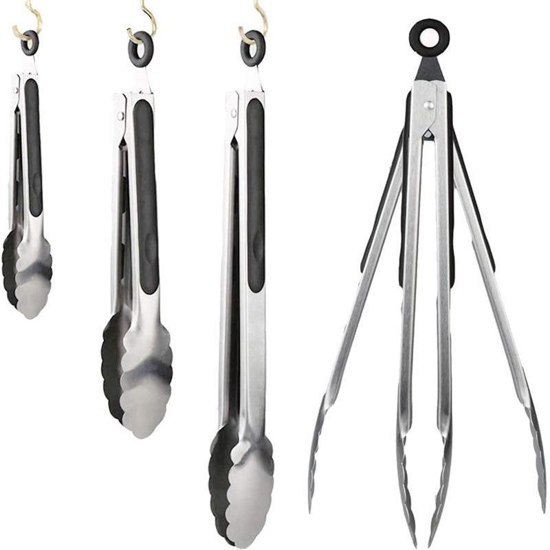 Stainless Steel Multipurpose Food Clips for BBQ, Steak, Bread, and Pasta