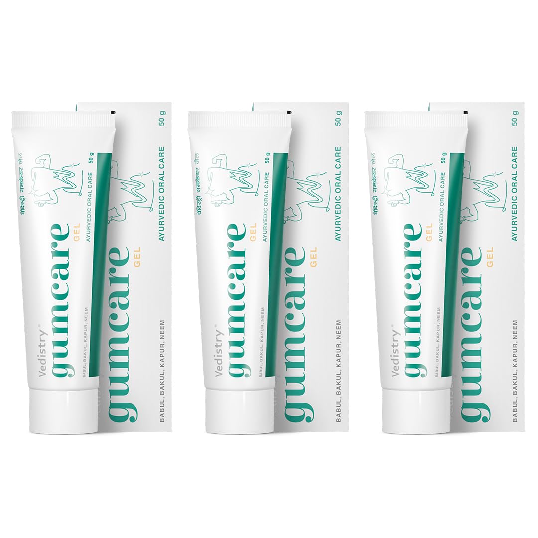 

Зубная паста-гель Vedistry Gumcare 50 г x Упаковка из 3 шт. для естественной крепости десен, здоровья полости рта и защиты от чувствительности