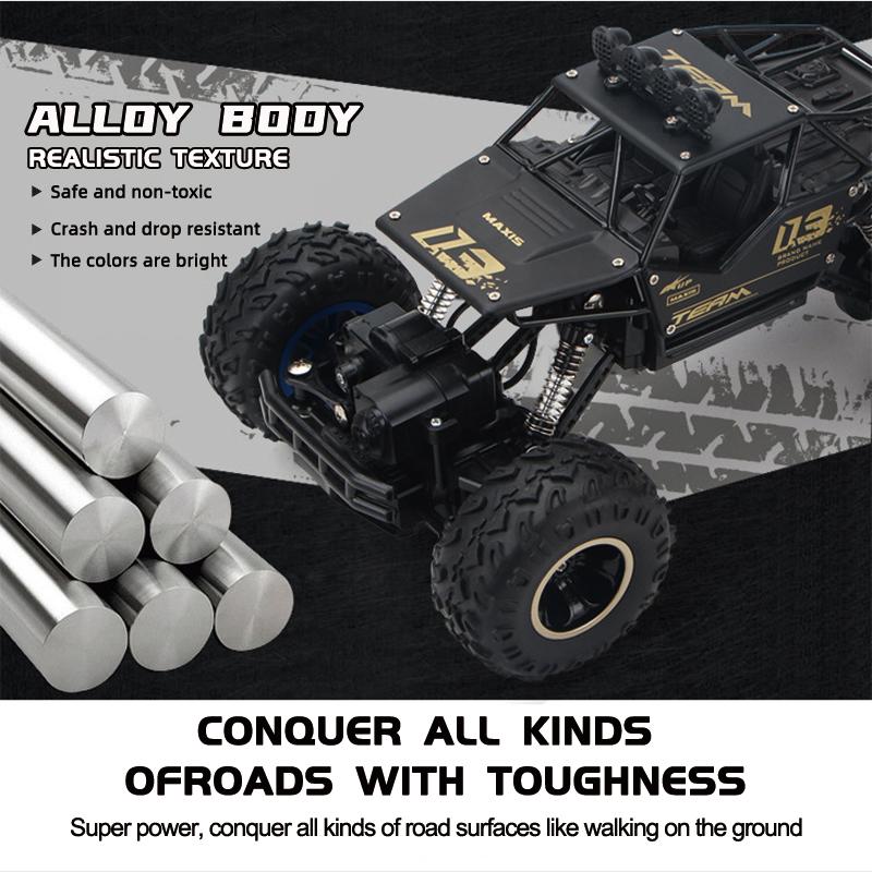 ZWN 1:16 4WD RC Car 2.4G Radio Remote Control Cars Rechargeable Buggy 4x4 Off-Road Control Trucks Boys Toys for Kids Gifts